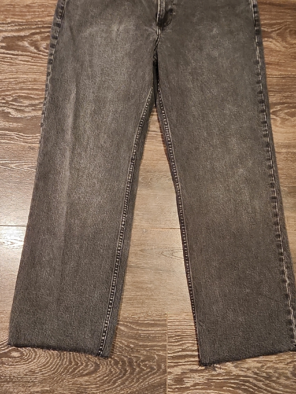 ❤️ NWT! ABERCROMBIE & FITCH CURVE LOVE BAGGY WIDE LEG LOW RISE JEANS, 4S (27 S) - Picture 5 of 11